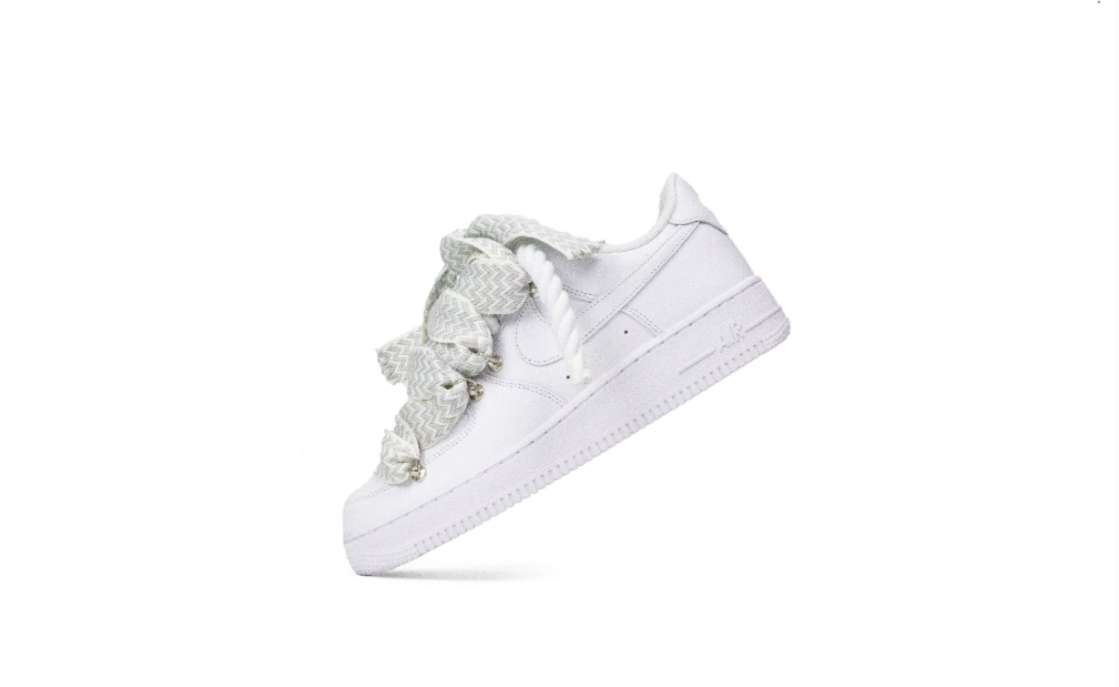 AIR FORCE 1 WHITE LANVIN GREY
