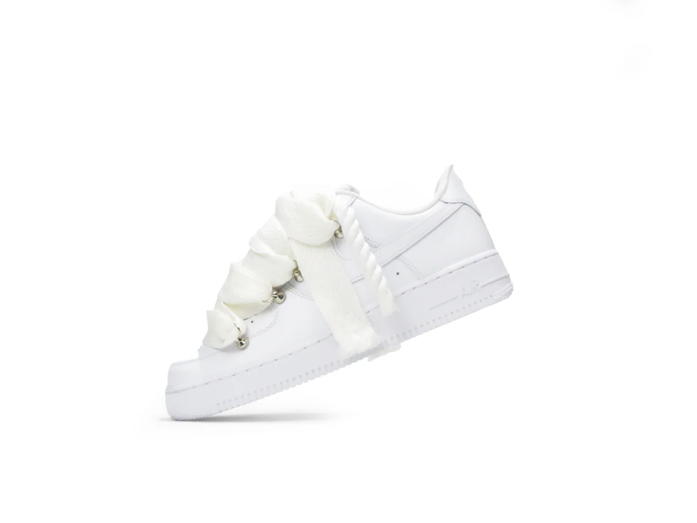 AIF FORCE 1 WHITE LANVIN WHITEST