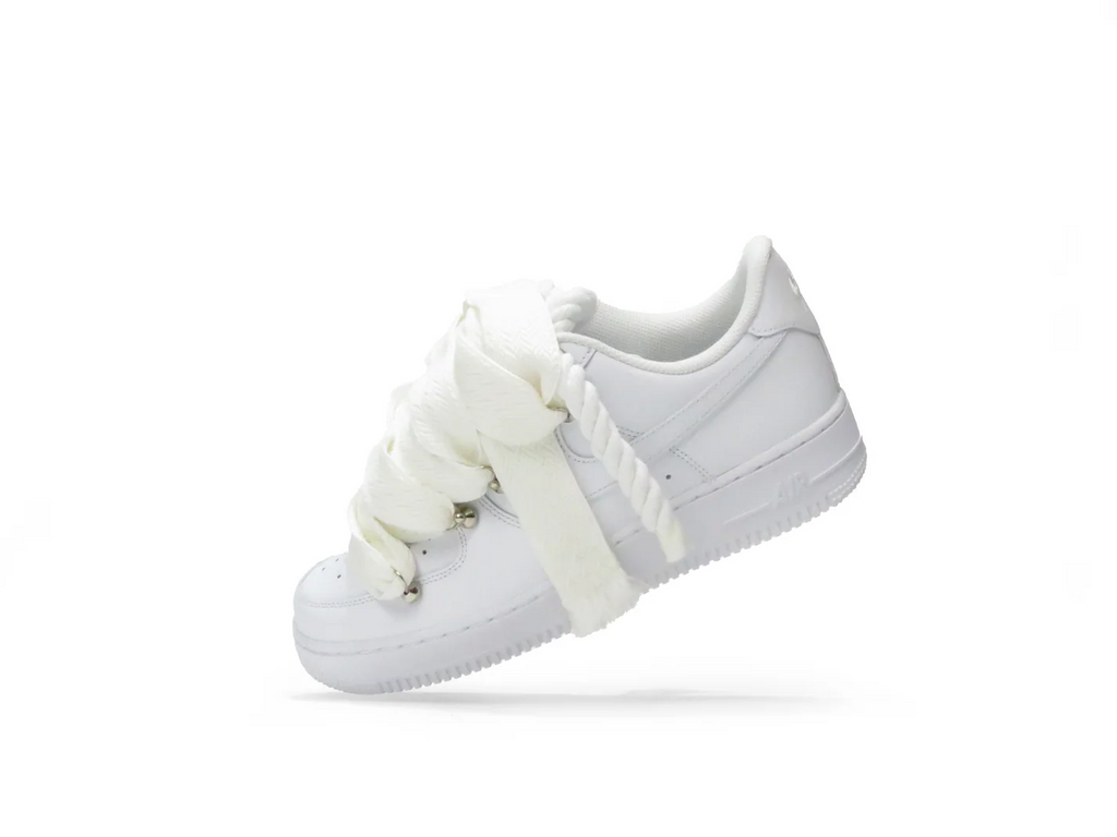 AIF FORCE 1 WHITE LANVIN WHITEST