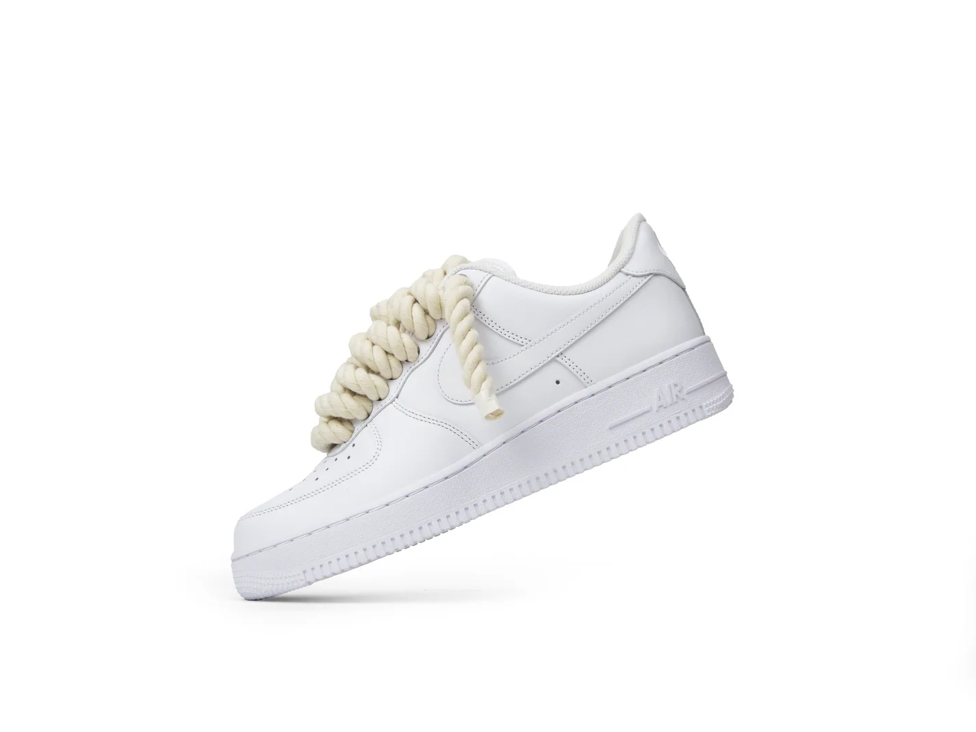 AIR FORCE 1 WHITE ROPELACE BEIGE