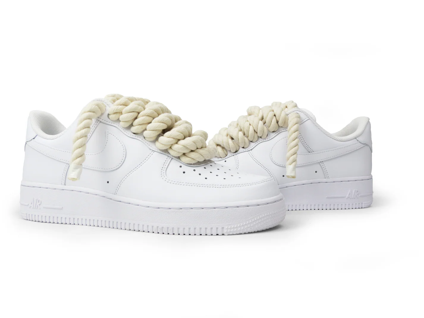 AIR FORCE 1 WHITE ROPELACE BEIGE