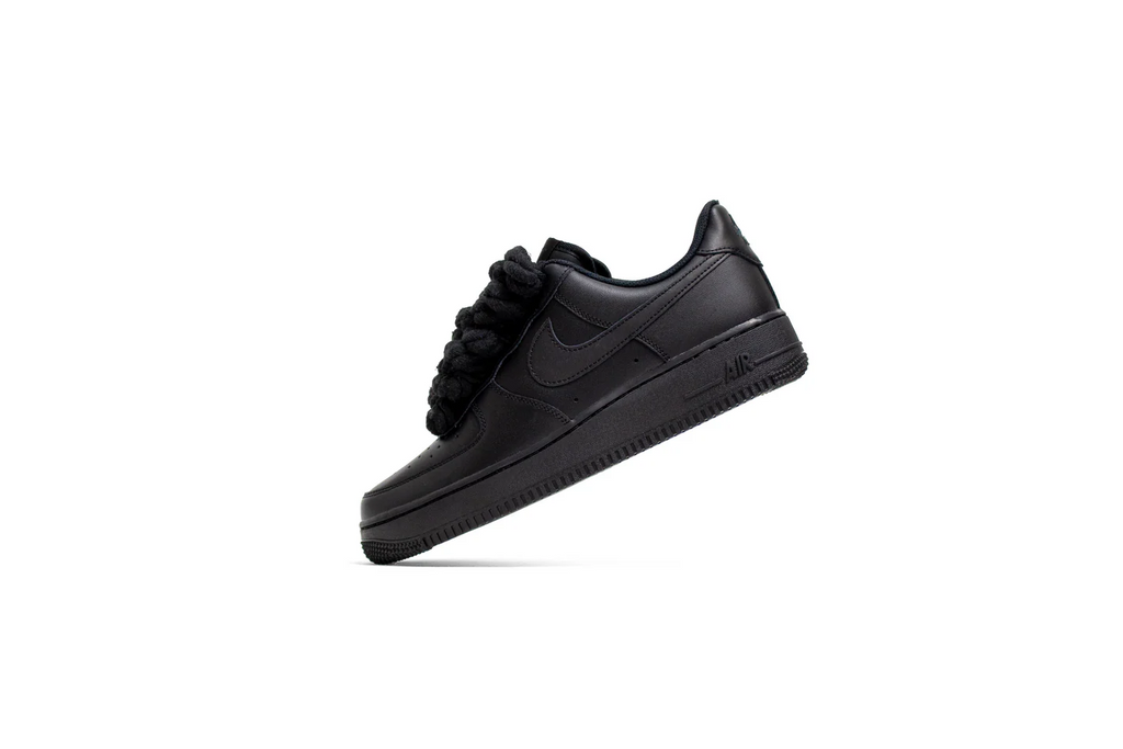 AIF FORCE 1 BLACK ROPELACE BLACK