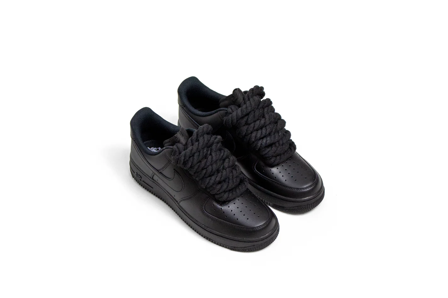 AIF FORCE 1 BLACK ROPELACE BLACK