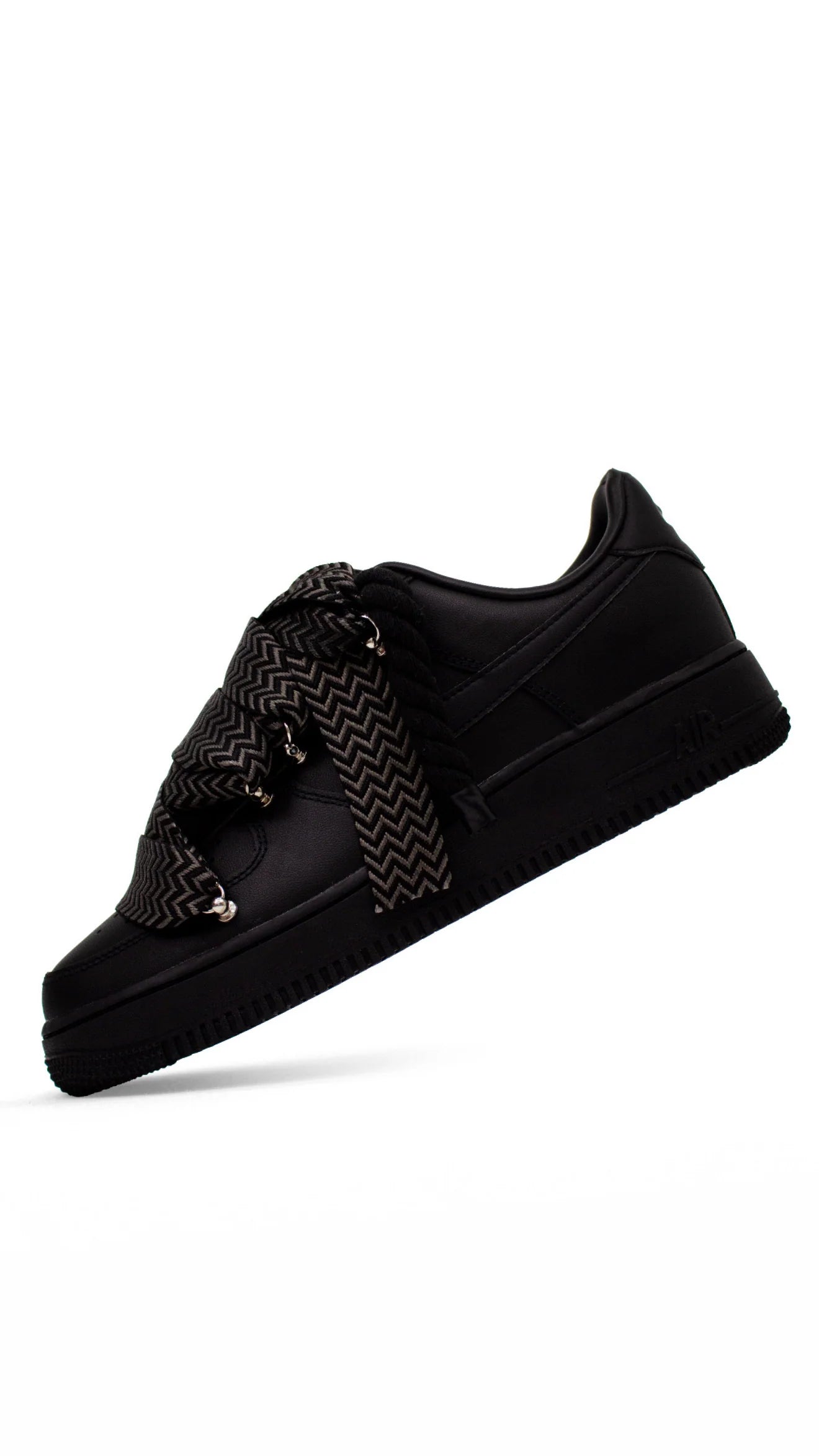 AIF FORCE 1 BLACK LANVIN BLACKEST