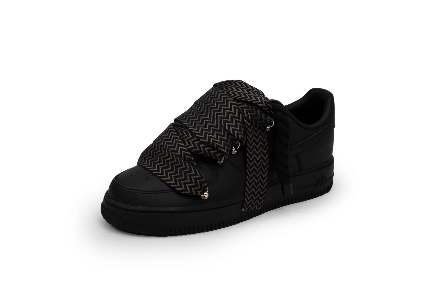 AIF FORCE 1 BLACK LANVIN BLACKEST